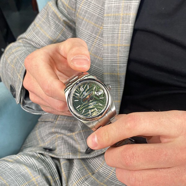 Годинник наручний Pagani Design PD-1715 Silver-Green