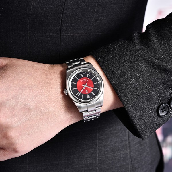 Годинник наручний Pagani Design PD-1764 Silver-Red