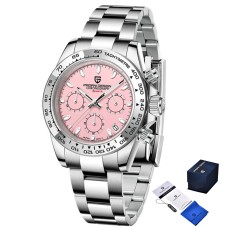 Годинник наручний Pagani Design PD-1727 Silver-Pink