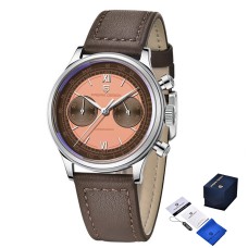 Годинник наручний Pagani Design PD-1739 Silver-Brown