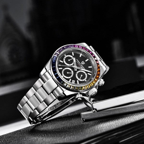 Годинник наручний Pagani Design PD-1644 Silver-Black