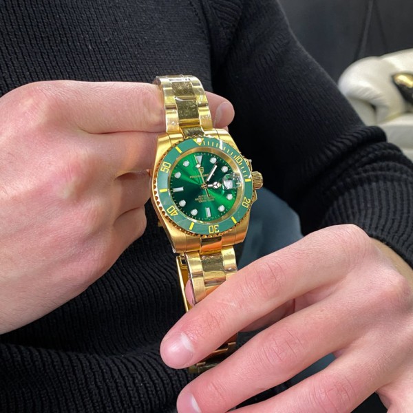 Годинник наручний Pagani Design PD-1661 Yellow Gold-Green
