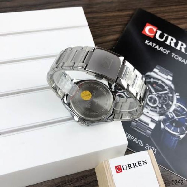 Curren 8375 Silver-Black