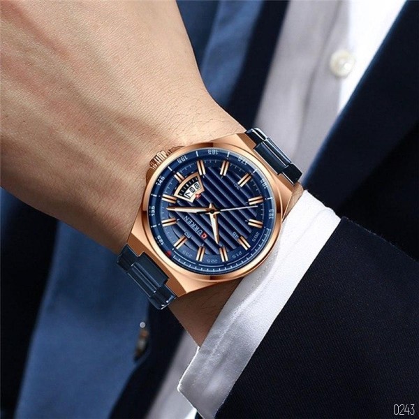 Curren 8375 Blue-Cuprum
