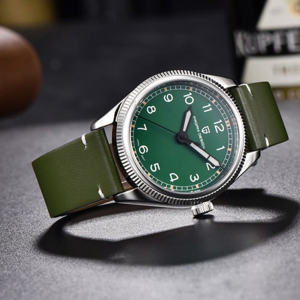 Годинник наручний Pagani Design PD-1765 Silver-Green-Green