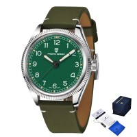 Годинник наручний Pagani Design PD-1765 Silver-Green-Green