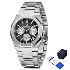 Годинник наручний Pagani Design PD-1707 Silver-Black