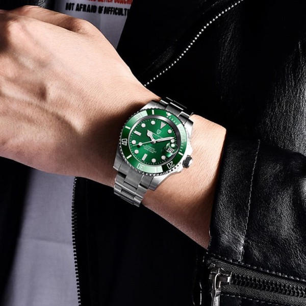 Годинник наручний Pagani Design PD-1661 Silver-Green