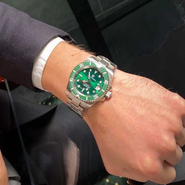 Годинник наручний Pagani Design PD-1661 Silver-Green