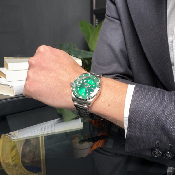 Годинник наручний Pagani Design PD-1661 Silver-Green