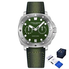 Годинник наручний Pagani Design PD-1767 Silver-Green