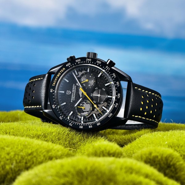 Годинник наручний Pagani Design PD-1779 Black-Yellow