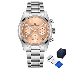 Годинник наручний Pagani Design PD-1773 Silver-Pink