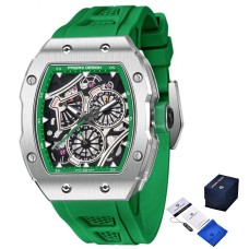 Годинник наручний Pagani Design PD-YS012 Silver-Green