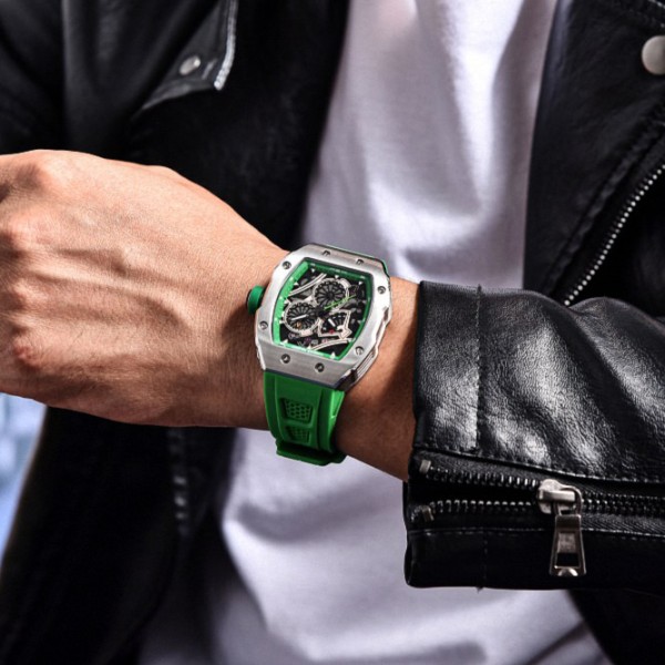Годинник наручний Pagani Design PD-YS012 Silver-Green