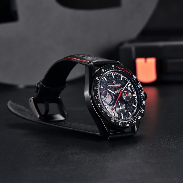 Годинник наручний Pagani Design PD-1779 Black-Red