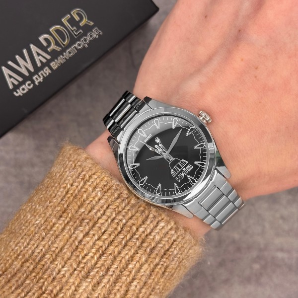 Годинник наручний Awarder 035 Київ II Silver-Black