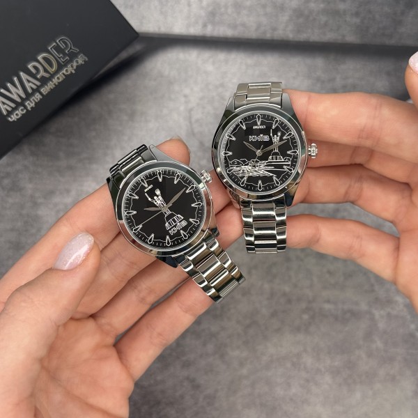 Годинник наручний Awarder 035 Київ II Silver-Black