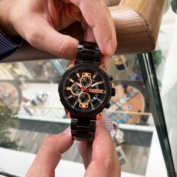 Curren 8336 Black-Cuprum