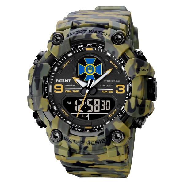 Patriot 001CMGRSBU СБУ Зелений камуфляж + Коробка.