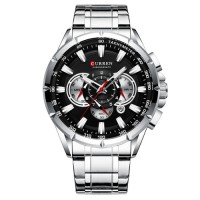 Curren 8363 Silver-Black