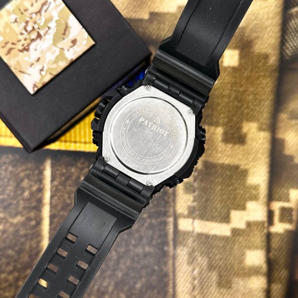 Годинник наручний Patriot 001RDUASI Patriot 001RDUASI Тризуб срібло Чорні з червон