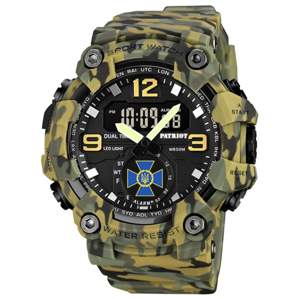 Patriot 003CMGRSBU СБУ Зелений камуфляж + Коробка