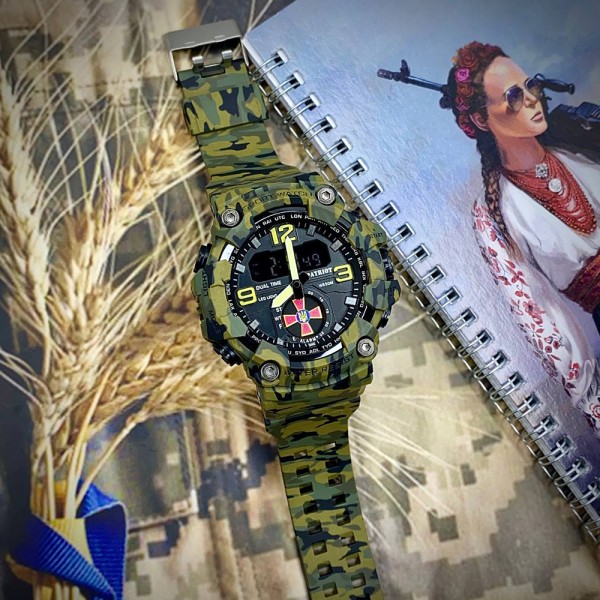 Patriot 004CMGRSU ЗСУ Зелений камуфляж + Коробка.