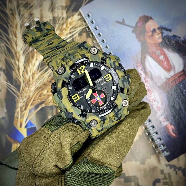 Patriot 004CMGRSU ЗСУ Зелений камуфляж + Коробка.