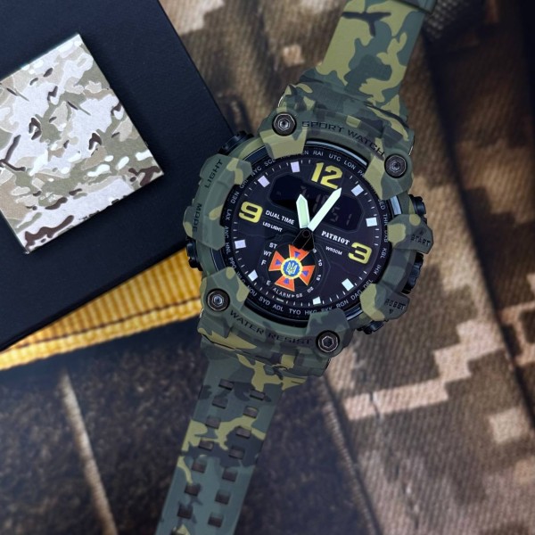 Patriot 004CMGRDSNS ДСНС Зелений камуфляж + Коробка.