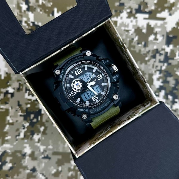 Patriot 012AGPO Поліція Чорні з зеленим + Коробка.
