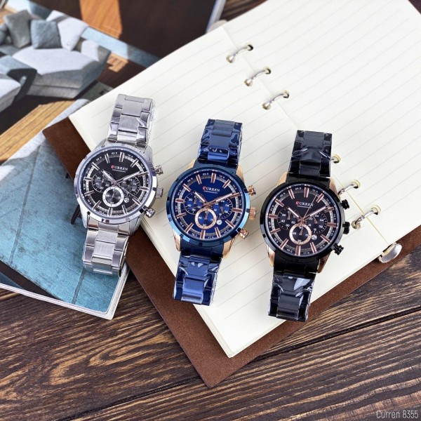 Curren 8355 Black -Cuprum