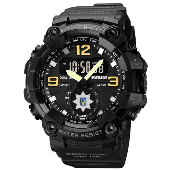 Patriot 003BKPO Поліція Чорні + Коробка.