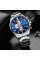 Curren 8368 Silver-Blue-Silver