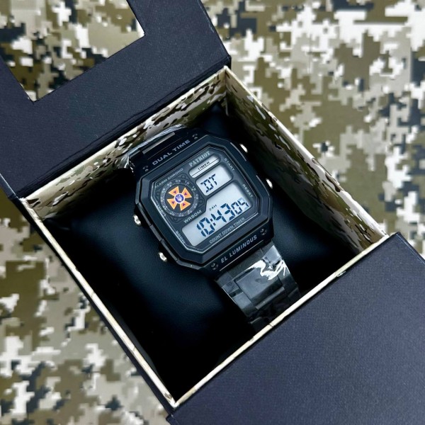 Годинник наручний Patriot 011SIDSNS ДСНС Чорні + Коробка.