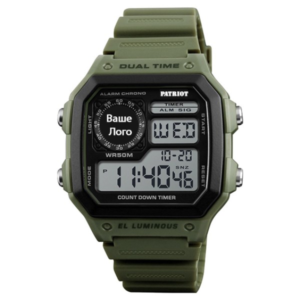 Patriot 010AG Ваше лого Зелені + Коробка