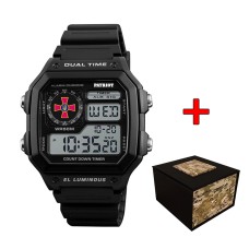 Годинник наручний Patriot 010BKSU ЗСУ Чорні + Коробка.