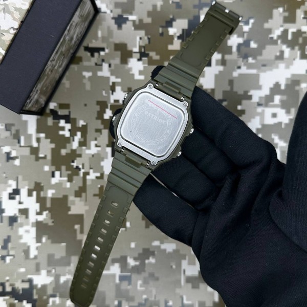 Годинник наручний Patriot 010AGSU ЗСУ Зелені + Коробка.