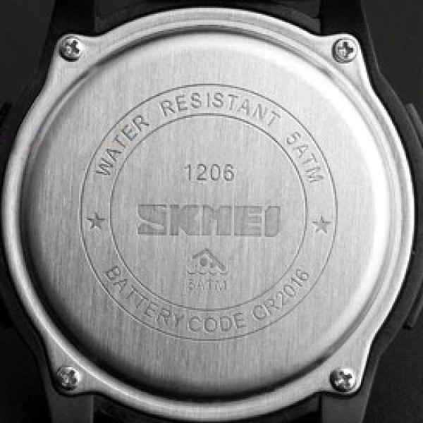 Годинник наручний Skmei 1206 Black-White