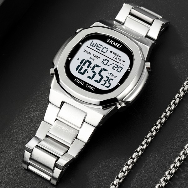 Годинник наручний Skmei 2004SIWT Silver-White