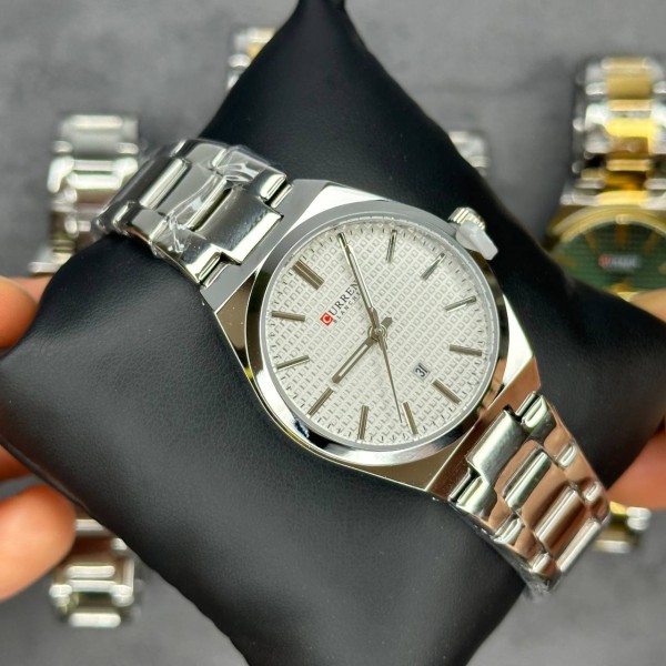 Curren 8439L Silver-Gold-Green