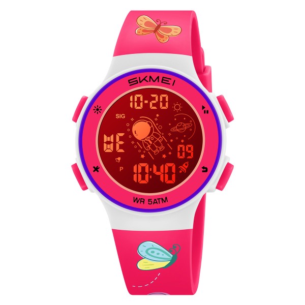 Годинник наручний Skmei 2267PKBT Batterfly Rouse-Red