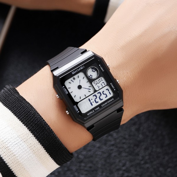 Годинник наручний Skmei 2347BKWT Black-White