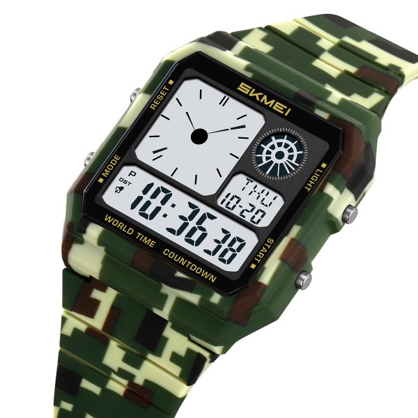 Годинник наручний Skmei 2347CMAG Camo Green