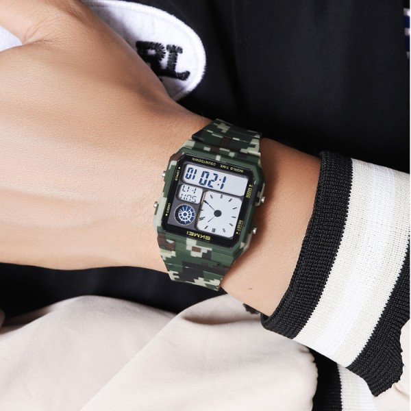 Годинник наручний Skmei 2347CMAG Camo Green