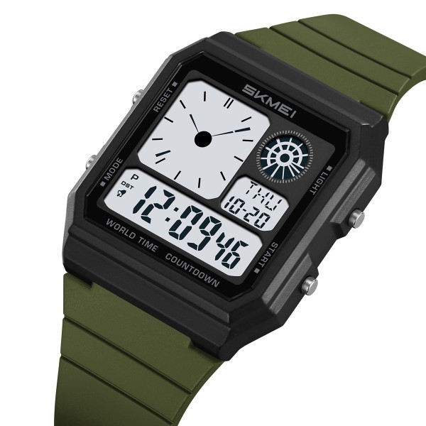 Годинник наручний Skmei 2347AG Army Green