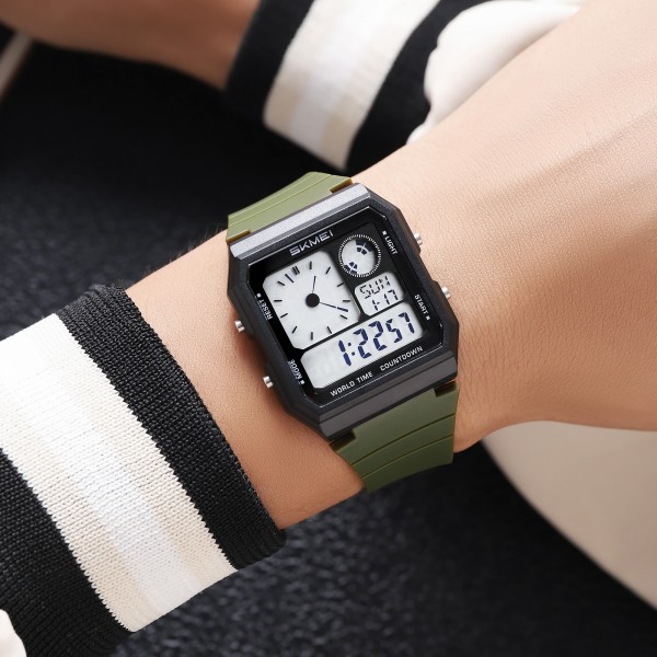 Годинник наручний Skmei 2347AG Army Green