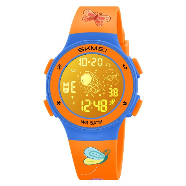 Годинник наручний Skmei 2267OGBT Batterfly-Orange
