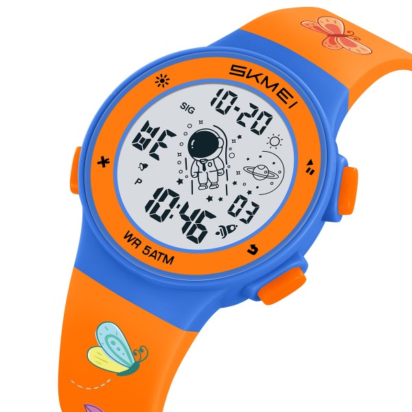Годинник наручний Skmei 2267OGBT Batterfly-Orange