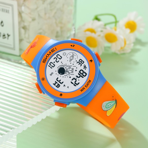 Годинник наручний Skmei 2267OGBT Batterfly-Orange